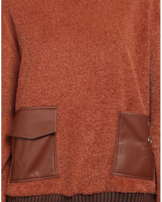 Pullover Jijil de color Brown