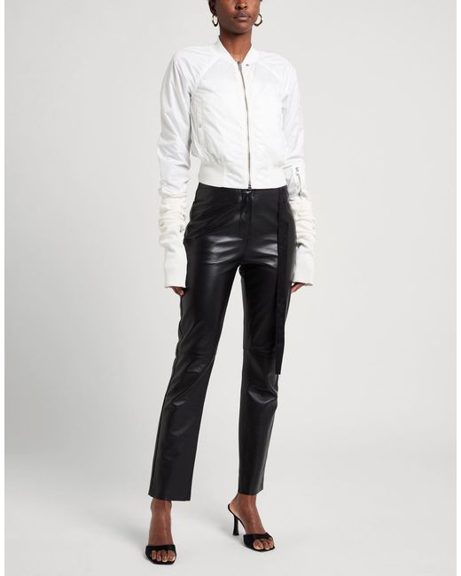 Rick Owens White Jacket Polyamide, Cotton