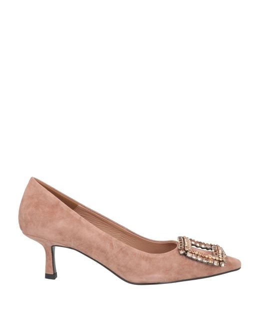 Bibi Lou Pink Blush Pumps Leather
