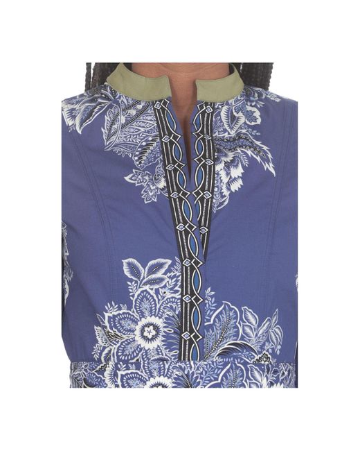 Robe longue Etro en coloris Blue
