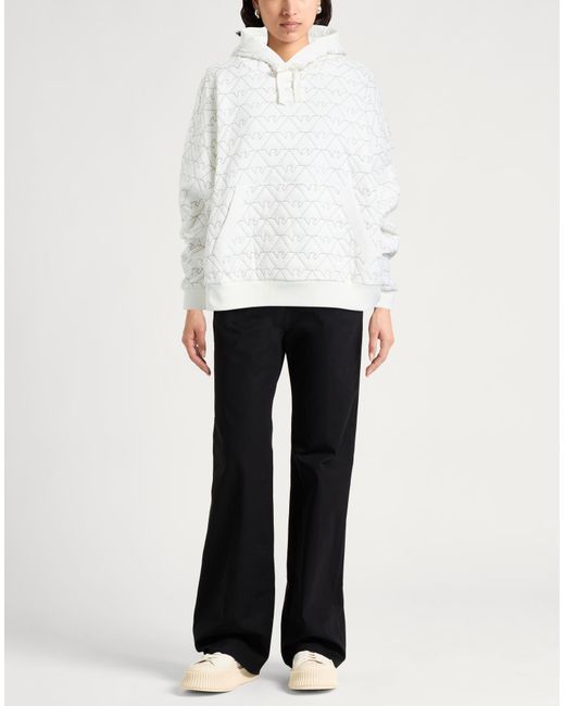 Emporio Armani White Sweatshirt