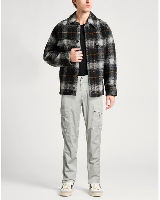 Eleventy Gray Pants Cotton, Elastane for men