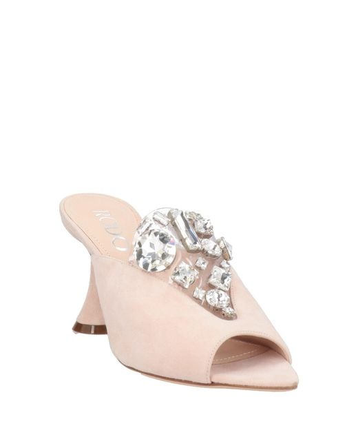 Rodo Pink Sandals Leather
