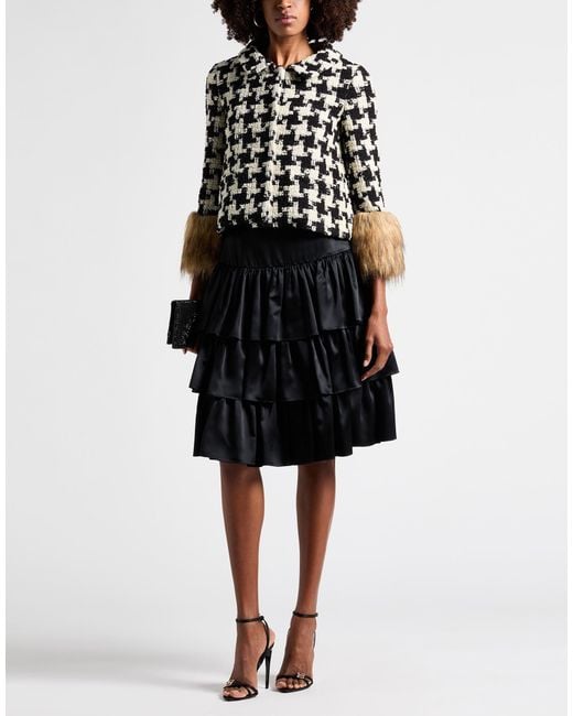 Valentino Garavani Black Midi Skirts