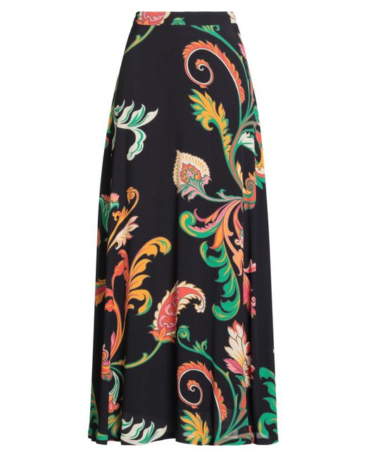 Etro Black Maxi Skirts