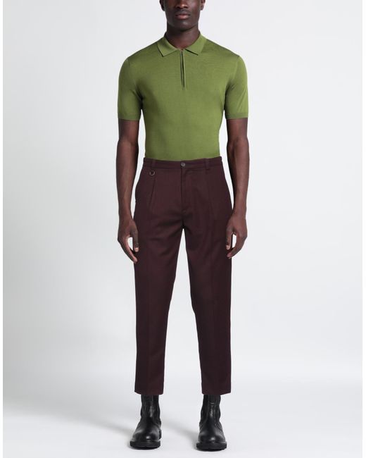 Paolo Pecora Purple Trouser for men