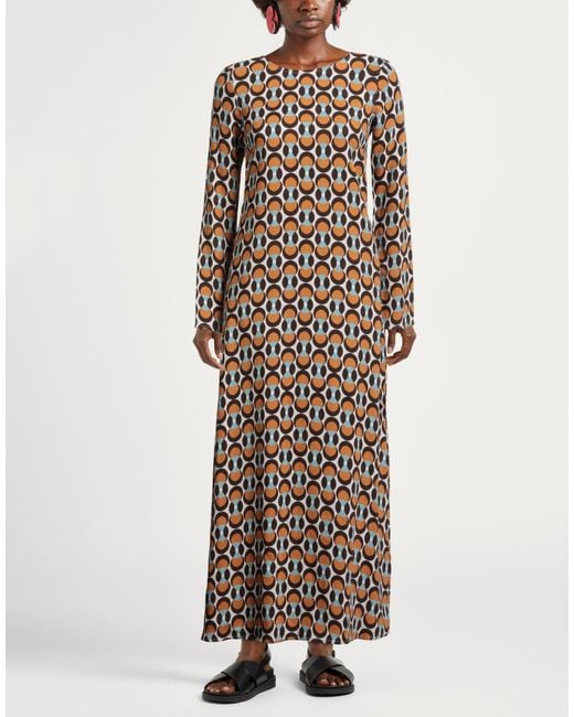 Maliparmi Natural Maxi Dress