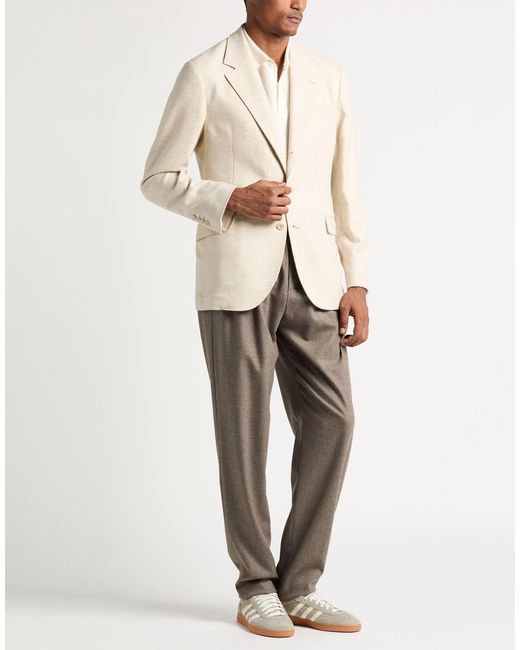 Brunello Cucinelli Natural Blazer for men