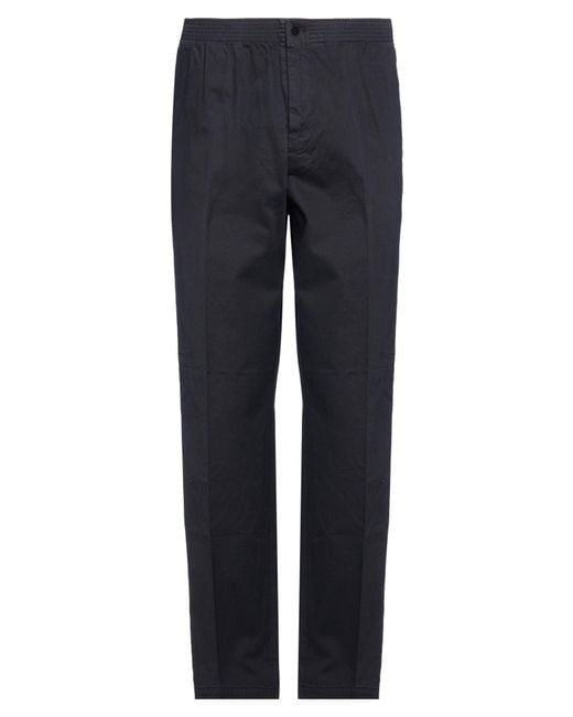 Cellar Door Blue Pants Cotton, Elastane for men
