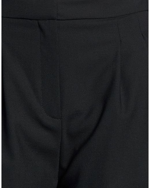 IRO Blue Pants Polyester, Wool, Elastane