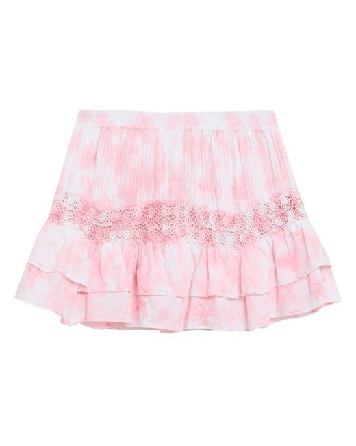 LoveShackFancy Pink Mini Skirt