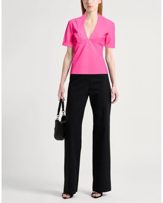 La Petite Robe Di Chiara Boni Pink Top Polyamide, Elastane