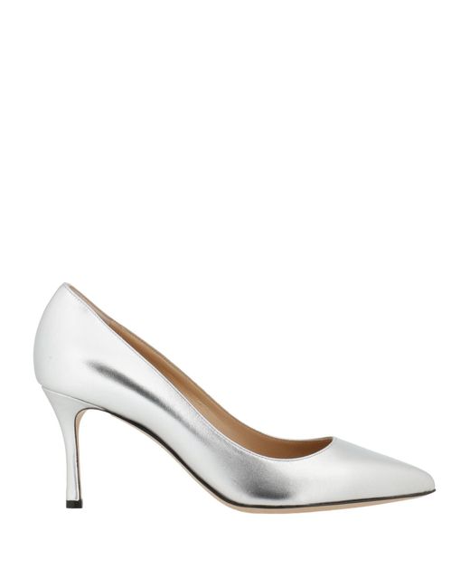 Sergio Rossi White Pumps Leather