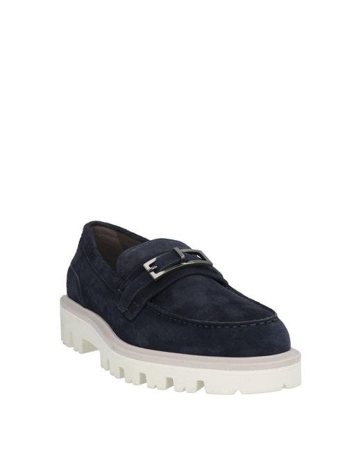 Sergio Rossi Blue Loafers Leather for men