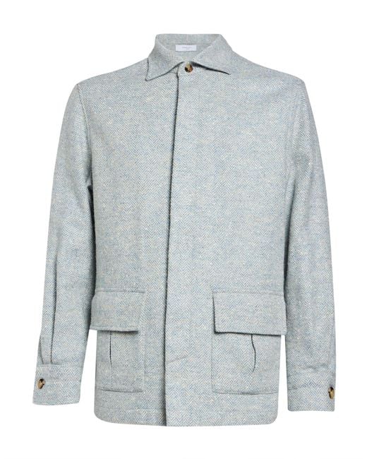 Boglioli Blue Jacket for men