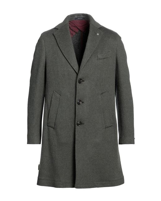 Angelo Nardelli Gray Coat for men