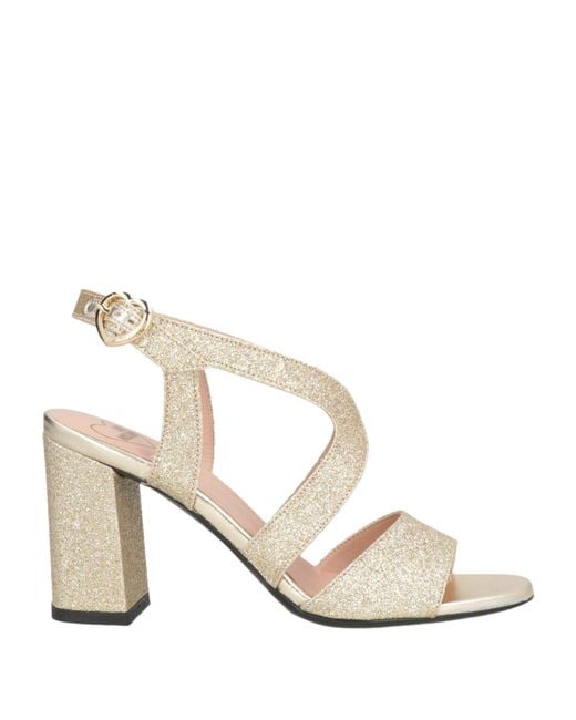 Love Moschino Natural Sandals Synthetic Material
