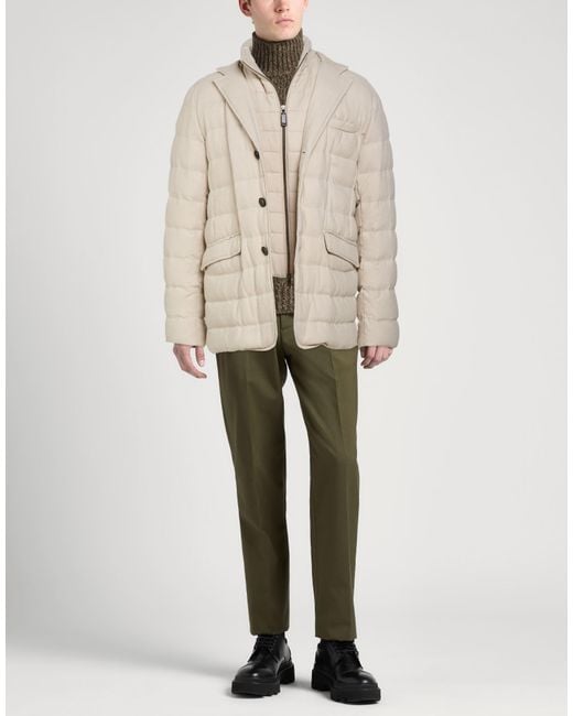 Herno Natural Puffer Viscose, Virgin Wool, Wool, Polyester, Polyurethane for men