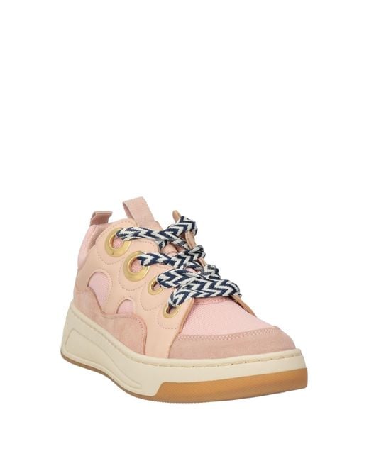 Ovyè Pink Blush Sneakers Leather, Textile Fibers