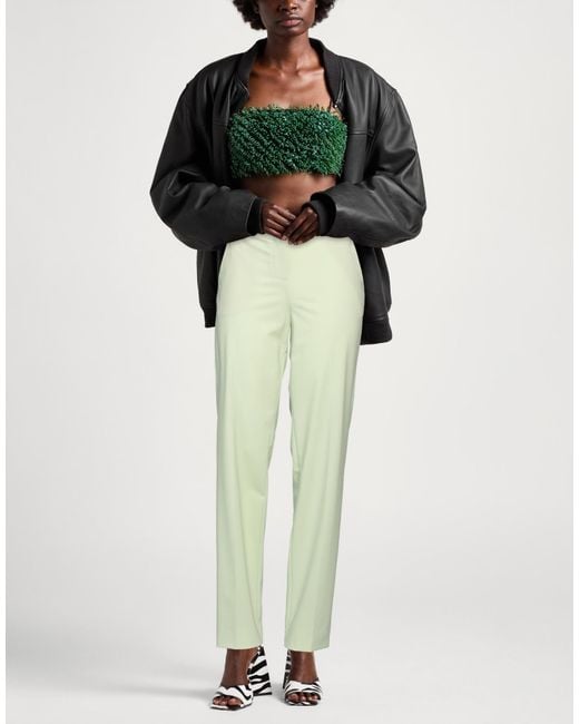 Lardini Green Pants Wool, Elastane