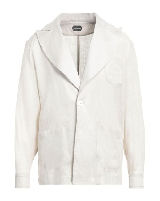 Franzese Collection White Blazer for men