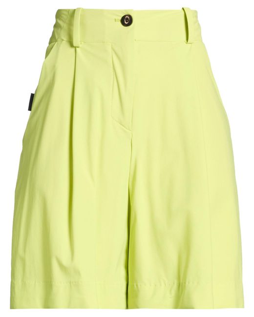 Rrd Yellow Lime Shorts & Bermuda Shorts Polyamide, Elastane