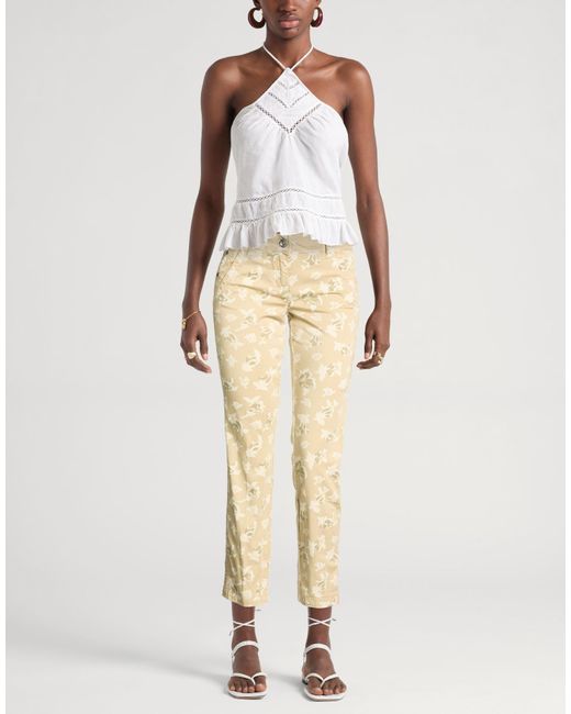 Jacob Cohen Natural Pants Cotton, Elastane