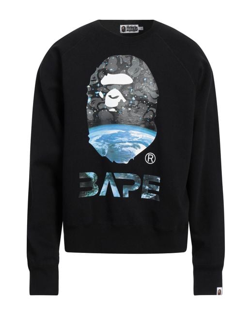 Felpa di A Bathing Ape in Black da Uomo