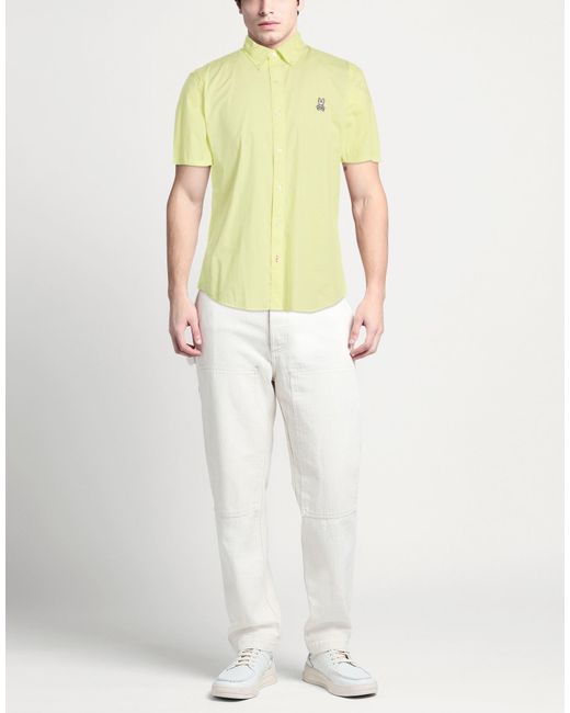 Psycho Bunny Yellow Shirt for men