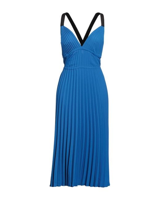 Proenza Schouler Midi Dress in Blue Lyst UK