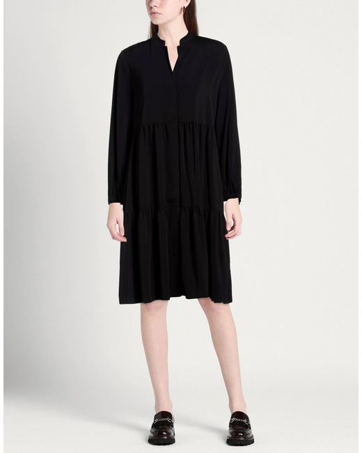 Hemisphere Black Mini Dress Polyester