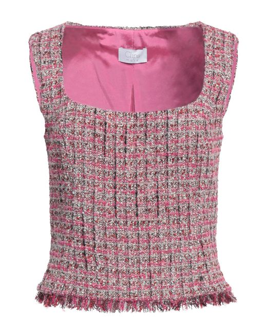 Top Clips More de color Pink