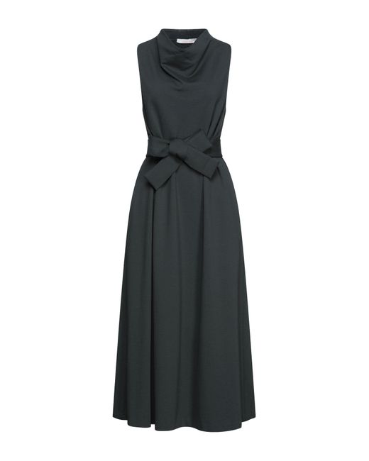 Liviana Conti Black Midi Dress