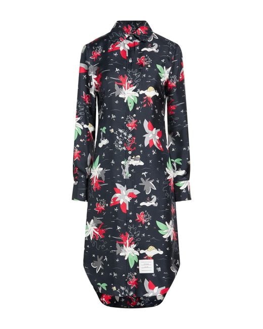 Thom Browne Blue Midi Dress