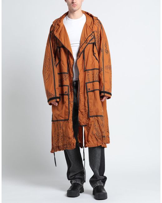 DSquared² Brown Overcoat & Trench Coat for men