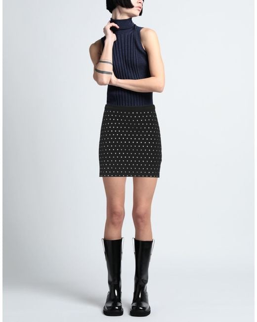 GIUSEPPE DI MORABITO Black Mini Skirt