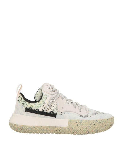Brandblack White Sneakers Textile Fibers for men