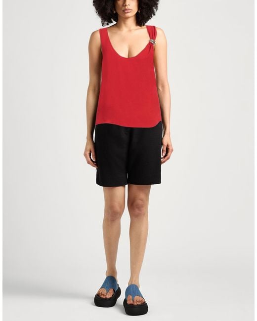 Blumarine Red Top Polyester