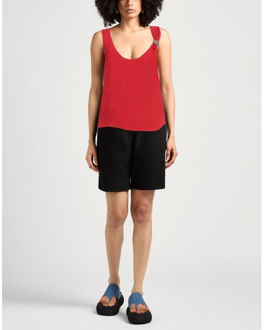 Blumarine Red Top Polyester