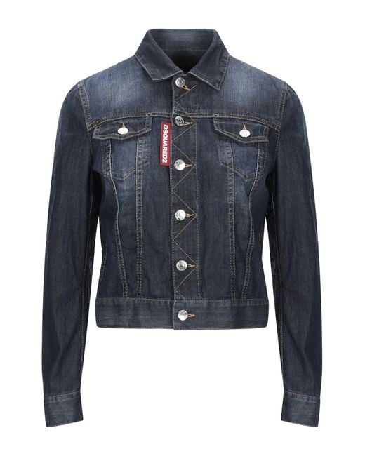 DSquared² Blue Denim Outerwear