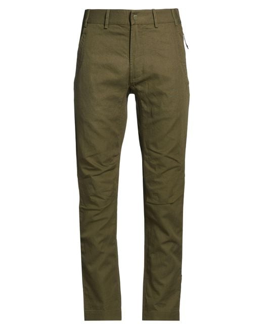 Maharishi Green Pants Cotton, Linen for men