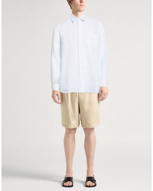 120% Lino White Shirt for men