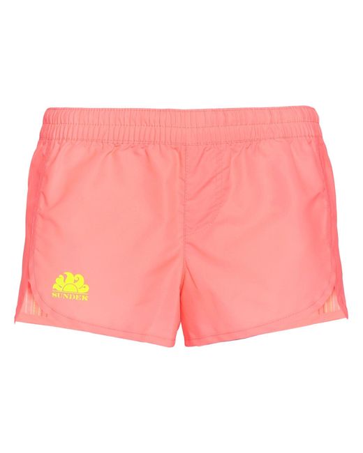 Sundek Pink Beach Shorts And Pants
