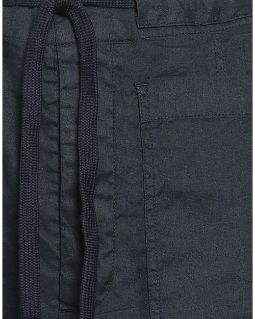 Barena Blue Pants Linen, Cotton, Elastane for men