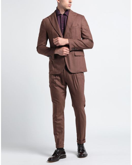 Eleventy Brown Suit for men