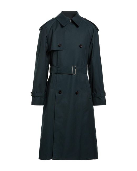 Burberry Blue Overcoat & Trench Coat for men