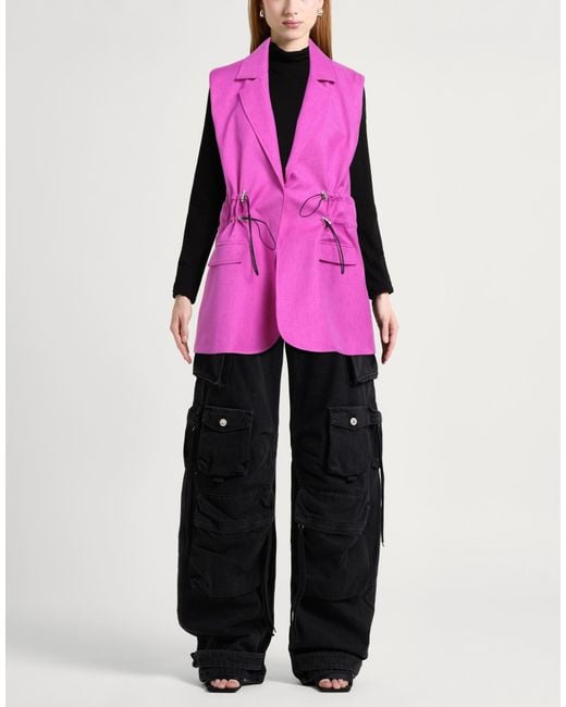 Jijil Pink Fuchsia Blazer Polyester
