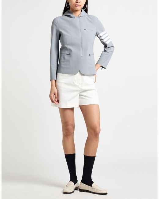 Thom Browne Gray Light Jacket Polyamide, Elastane