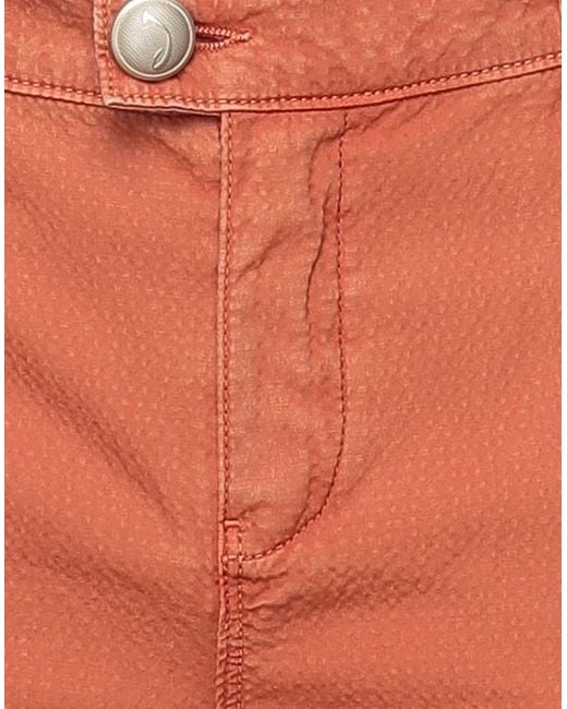 Jacob Coh?n Orange Rust Pants Cotton, Elastane