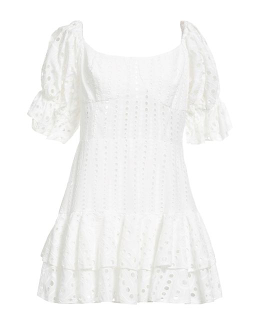 Charo Ruiz White Short Dress